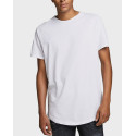 JACK & JONES ORGANIC COTTON CURVED HEM T-SHIRT - 12164936 - ΜΠΕΖ