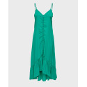 ONLY BUTTON AND FRILL DETAILED MAXI DRESS - 15255501 - GREEN