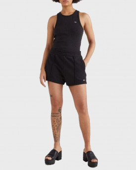 TOMMY HILFIGER ΓΥΝΑΙΚΕΙΟ ESSENTIAL ΣΟΡΤΣ ΑΠΟ ΟΡΓΑΝΙΚΟ ΒΑΜΒΑΚΙ - DW0DW12626 - ΜΑΥΡΟ