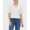 Vero Moda Women's Crop T-Shirt - 10260303 - WHITE