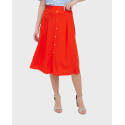 Vero Moda Women's Skirt - 10260315 - ORANGE