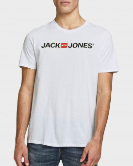 JACK & JONES CLASSIC MEN'S T-SHIRT - 12137126 - WHITE