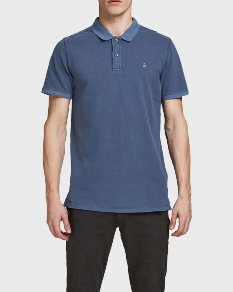 JACK & JONES WASHED POLO SS NOOS - 12180890