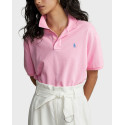Polo Ralph Lauren Cotton Cropped Boxy Fit Polo Shirt - 211863280001 - ΡΟΖ