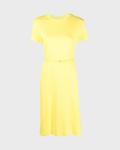 CALVIN KLEIN WOMEN'S DRESS belted short-sleeve T-shirt dress - K20K203660