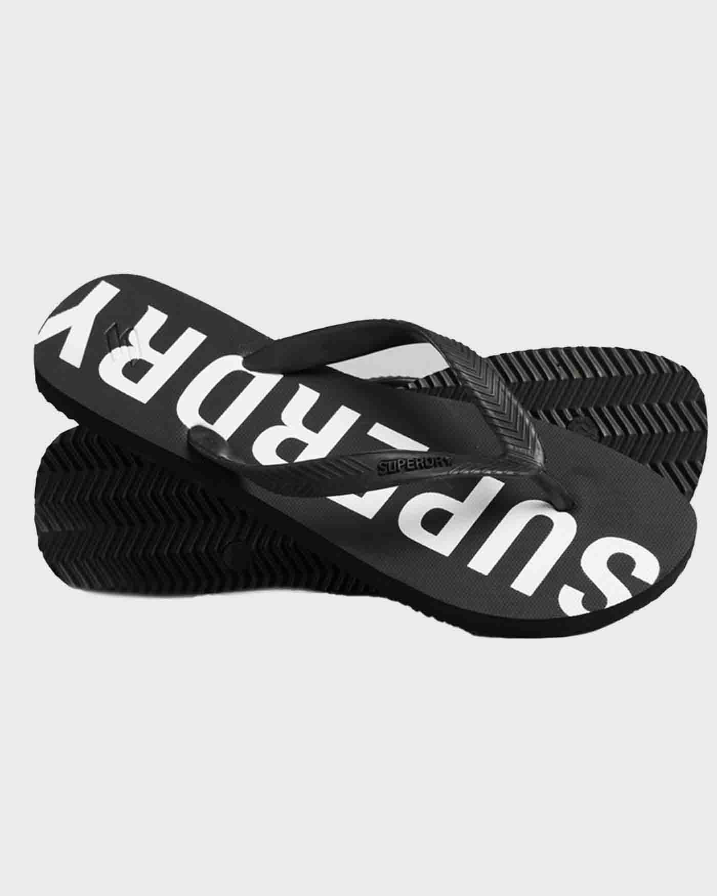 white superdry flip flops