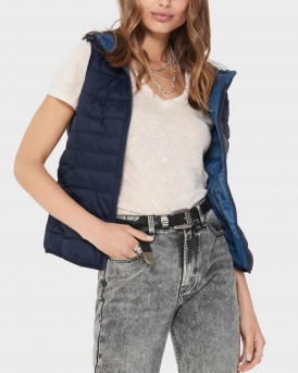 ONLY ΓΥΝΑΙΚΕΙΟ ΓΙΛΕΚΟ QUILTED WAISTCOAT - 15205760 - ΜΠΛΕ