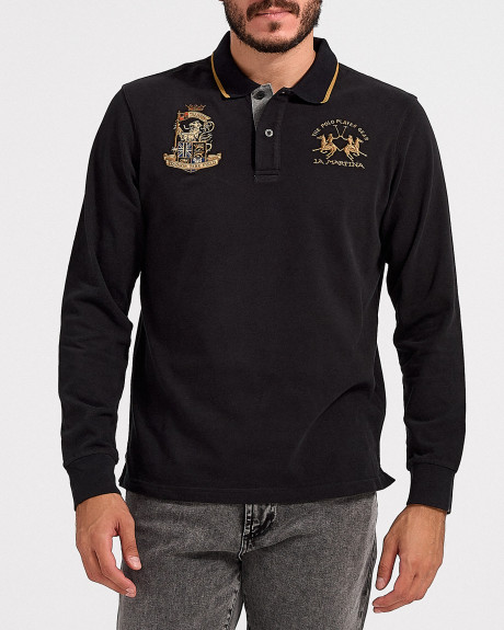 La Martina Μακρυμάνικο Ανδρικό Πόλο - UMPE33