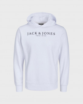 Jack & Jones Ανδρικό Φούτερ - 12221967 - ΑΣΠΡΟ