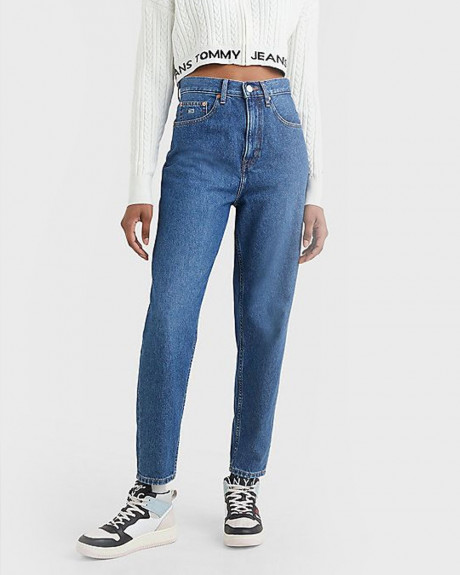TOMMY HILFIGER WOMEN'S ULTRA HIGH RISE MOM TAPERED FIT JEANS L.30 - DW0DW14140