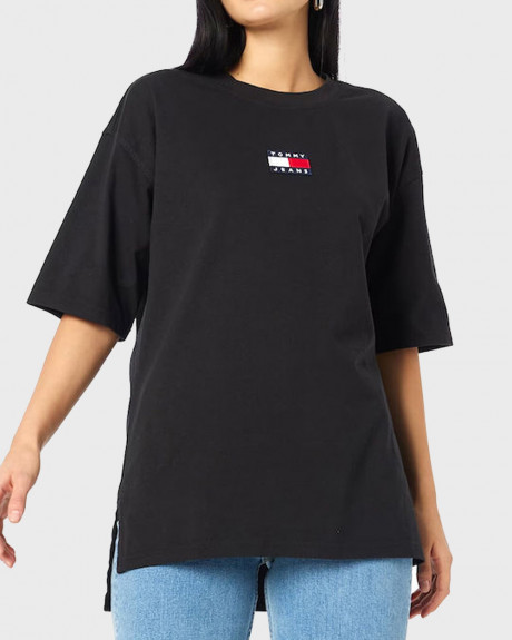 Tommy Jeans Γυναικείο T-Shirt Tjw Oversized Badge Slit - DW0DW13836