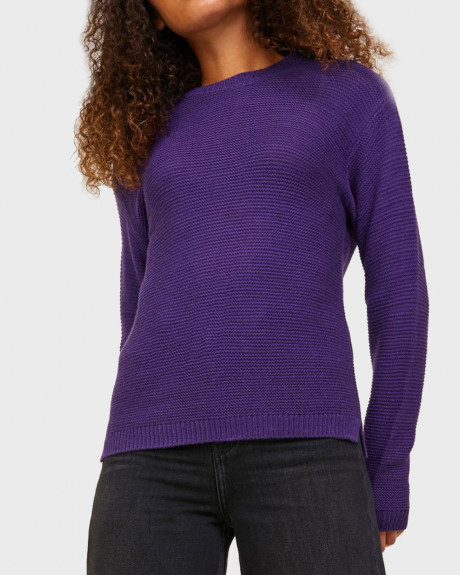 JACK & JONES XX WOMEN'S KNITTING JXSALLY TAPE KNITTED JUMPER - 12207212