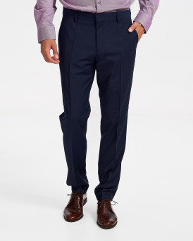 Boss Slim-Fit Trousers In a Virgin-Wool Blend - 50482735 - ΜΠΛΕ
