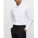 BOSS MEN'S SHIRT EASY-IRON COTTON POPLIN H-JOE - 50479943 - WHITE