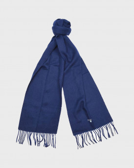 Barbour Plain Lambswool Scarf - USC0008 - BLUE