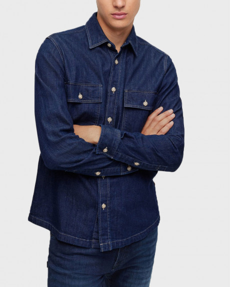 BOSS ΑΝΔΡΙΚΟ ΠΟΥΚΑΜΙΣΟ ROUNTY - 50478692 