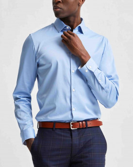 SELECTED FLEX PARK ΑΝΔΡΙΚΟ ΠΟΥΚΑΜΙΣΟ - 16077346 - ΓΑΛΑΖΙΟ