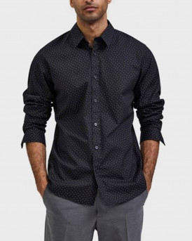 SELECTED MEN'S SHIRT - 160822912 - BLACK