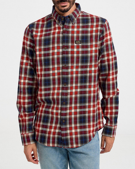 SUPERDRY MEN'S SHIRT M D1 VINTAGE LUMBERJACK SHIRT - M4010560A