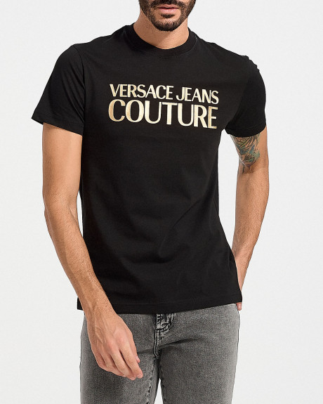 VERSACE JEANS COUTURE ΑΝΔΡΙΚΗ ΜΠΛΟΥΖΑ Thick Foil - 73GAHΤ01 CJ00T