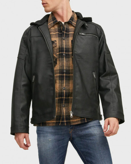 JACK & JONES ΑΝΔΡΙΚΟ ΔΕΡΜΑΤΙΝΟ JORROCKY Jacket - 12216997