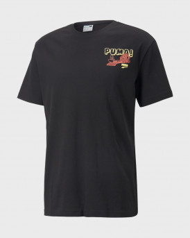 PUMA Downtown Graphic Men's T-Shirt - 537163 - BLACK
