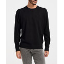 CALVIN KLEIN ΑΝΔΡΙΚΟ ΠΛΕΚΤΟ KNITWEAR CREW NECK SUPERIOR WOOL - κ10κ109474 - ΜΑΥΡΟ