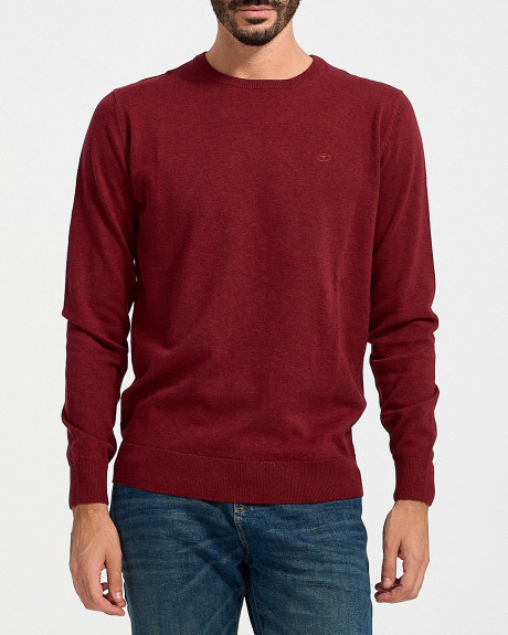 TOM TAILOR MEN'S BASIC CREW KNITWEAR - 1027299