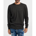 TOM TAILOR ΑΝΔΡΙΚΟ ΠΛΕΚΤΟ BASIC CREW NECK  - 1012819 - ΑΝΘΡΑΚΙ