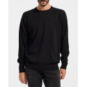 TOM TAILOR ΑΝΔΡΙΚΟ ΠΛΕΚΤΟ BASIC CREW NECK  - 1012819 - ΑΝΘΡΑΚΙ