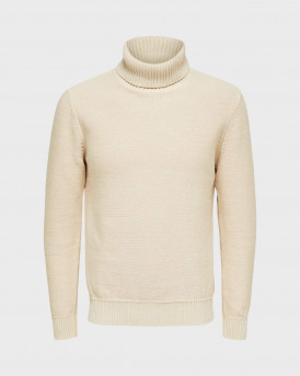 Selected Knitted Turtleneck - 16086644 - ΜΠΕΖ
