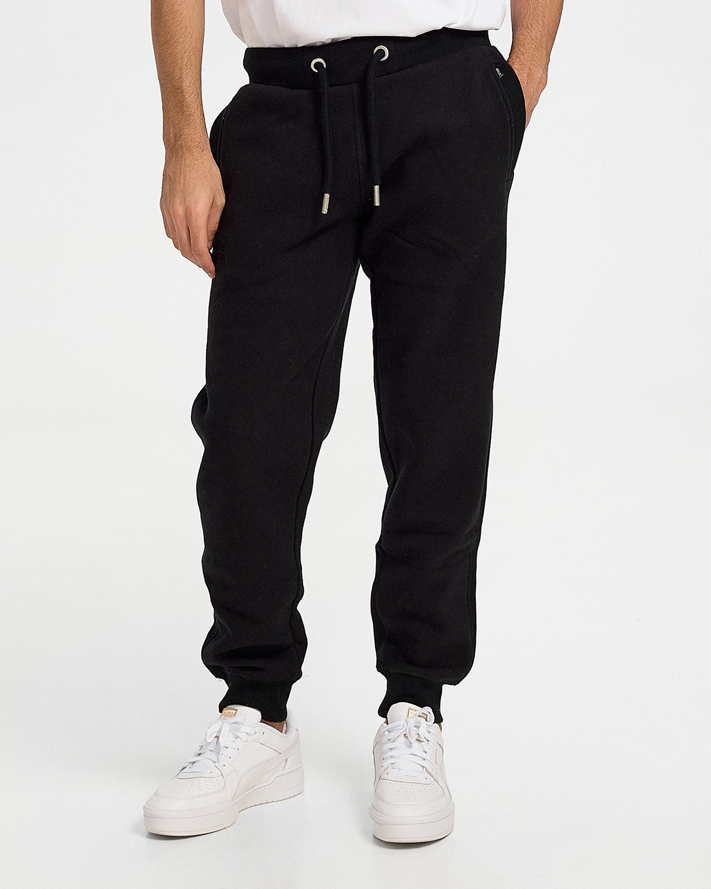 Superdry ladies Trousers Vintage logo emb jogger, Black
