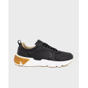 CALVIN KLEIN ΑΝΔΡΙΚΑ ΑΝΑΚΥΚΛΩΜΕΝΑ VEGAN ΔΕΡΜΑΤΙΝΑ SNEAKERS - HM0HM00648 - ΜΑΥΡΟ
