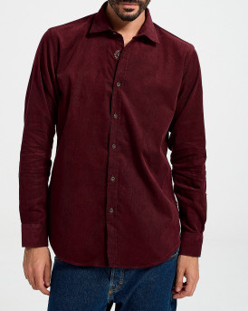 Guaress Ανδρικό Πουκάμισο - 20-14 - ΜΠΟΡΝΤΩ