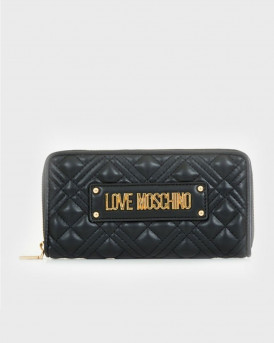 LOVE MOSCHINO ΓΥΝΑΙΚΕΙΟ ΠΟΡΤΟΦΟΛΙ Quilted Wallet synthetic - JC5600PP0FLA0 - ΜΑΥΡΟ