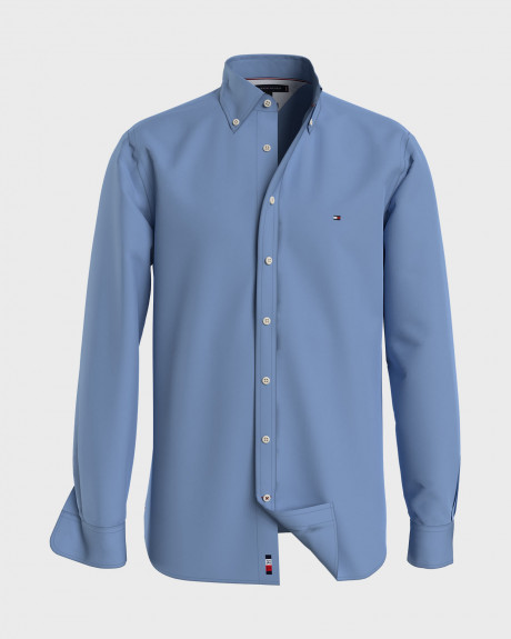 Tommy Hilfiger Ανδρικό Πουκάμισο Μακρυμάνικo Deep Rouge - MW0MW28320