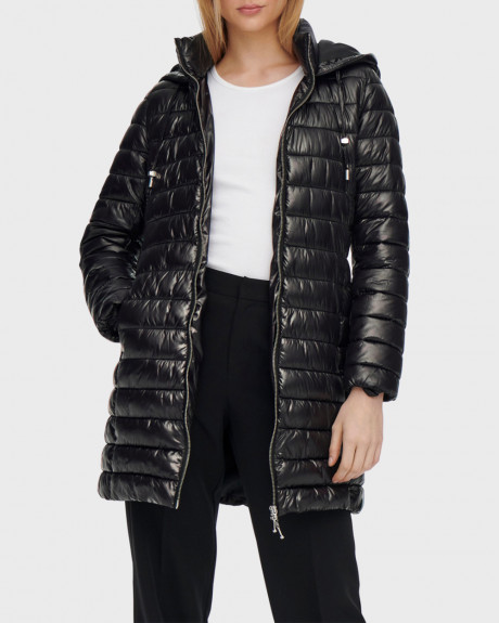 ONLY ΓΥΝΑΙΚΕΙΟ ΜΠΟΥΦΑΝ COAT FEM WOV NYL100 QUILTED BELT COAT - 15262267