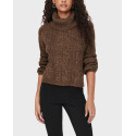 ONLY  WOMEN'S KNIT PULLOVER - 15268011 - BROWN
