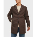 JACK & JONES ΜΑΛΛΙΝΟ ΑΝΔΡΙΚΟ ΠΑΛΤΟ - 12171374 - ΚΑΦΕ