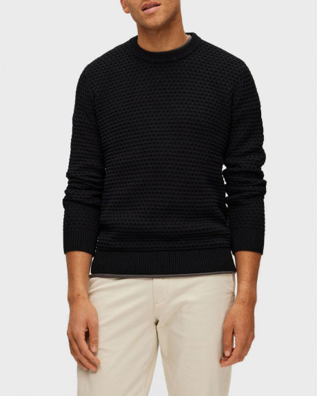 SELECTED ΑΝΔΡΙΚΗ ΜΠΛΟΥΖΑ LONG SLEEVED JUMPER - 16087945