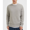 SELECTED ΑΝΔΡΙΚΗ ΜΠΛΟΥΖΑ LONG SLEEVED JUMPER - 16087945 - ΧΑΚΙ
