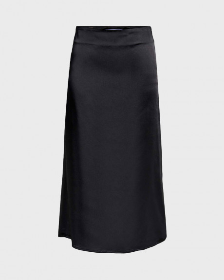 ONLY WOMEN'S Onlmayra Hw Long Sateen Skirt Wvn - 15226212