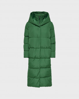 Only Γυναικείο Μπουφάν X-Long Puffer Coat - 15247829 - ΠΡΑΣΙΝΟ
