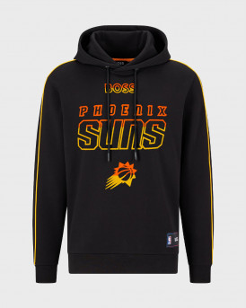 BOSS ANΔΡΙΚΟ ΦΟΥΤΕΡ COTTON-BLEND HOODIE WITH FLOCK-PRINT COLLABORATIVE BRANDING - 50477404 - SUNS