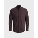 Jack & Jones Ανδρικό Πουκάμισο - 12193992 - ΜΠΟΡΝΤΩ