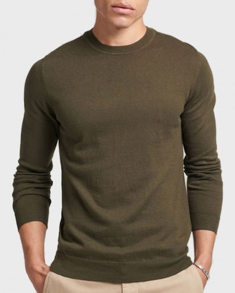 SUPERDRY AΝΔΡΙΚΗ ΜΠΛΟΥΖΑ  VINTAGE EMB COTTON/CASH CREW - M6110293A