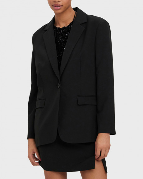 Vero Moda Women's Jacket Box Fit Reverse Blazer - 10271152