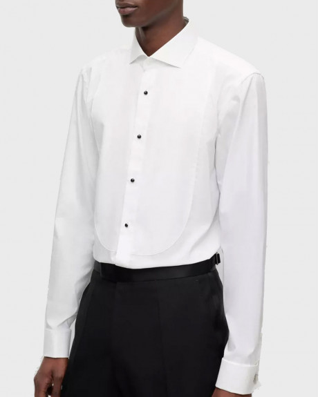 BOSS SLIM-FIT DRESS SHIRT IN EASY-IRON STRETCH-COTTON POPLIN - 50480070 