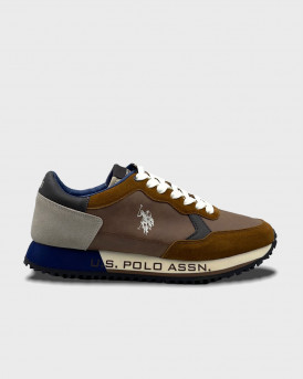 US POLO ASSN ΑΝΔΡΙΚΑ SNEAKERS - CLEEF002 - ΚΑΦΕ