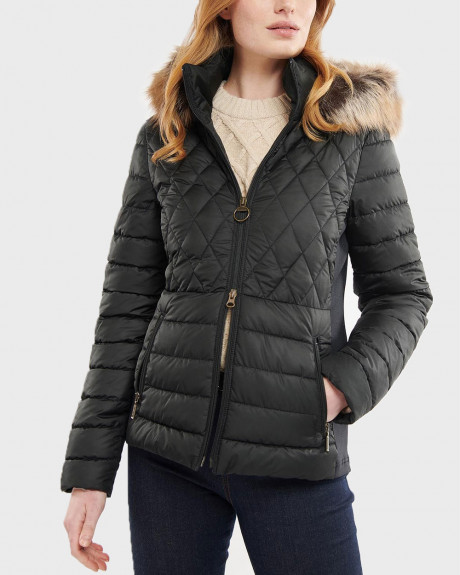 Barbour γυναικειο ΜΠΟΥΦΑΝ Mallow Quilted Jacket - LQU1485